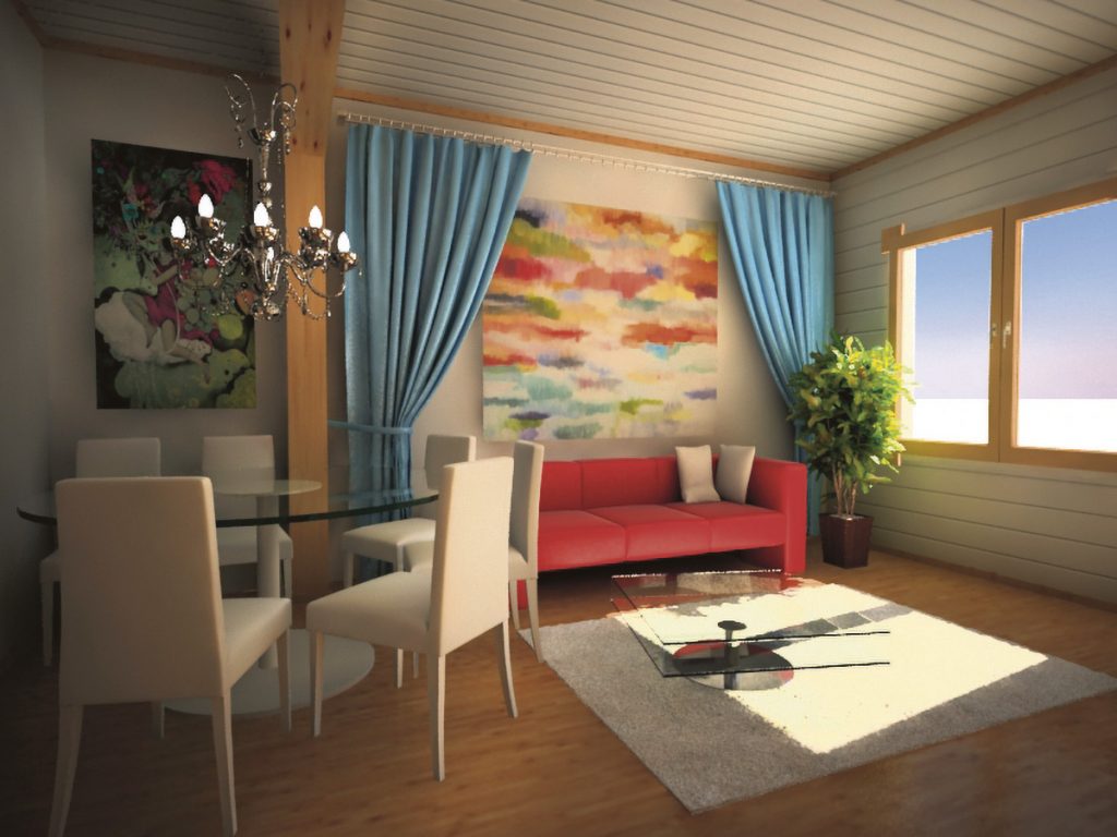 Kotoisan asunnon mallinnoskuva