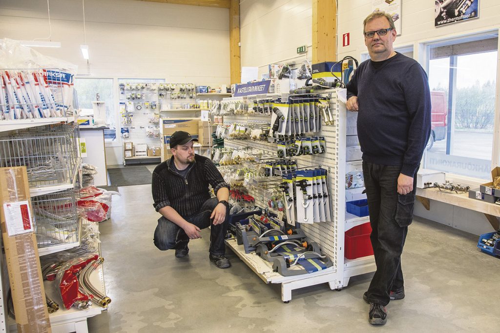 LVI-tuotteiden valikoimissa on tuhansia erilaisia tuotteita.