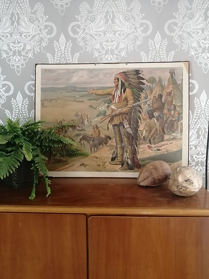 Aino Leväsen intiaanitaulu