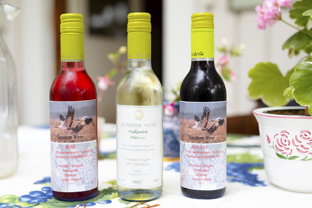 Sundom Wine viinitilan viinejä