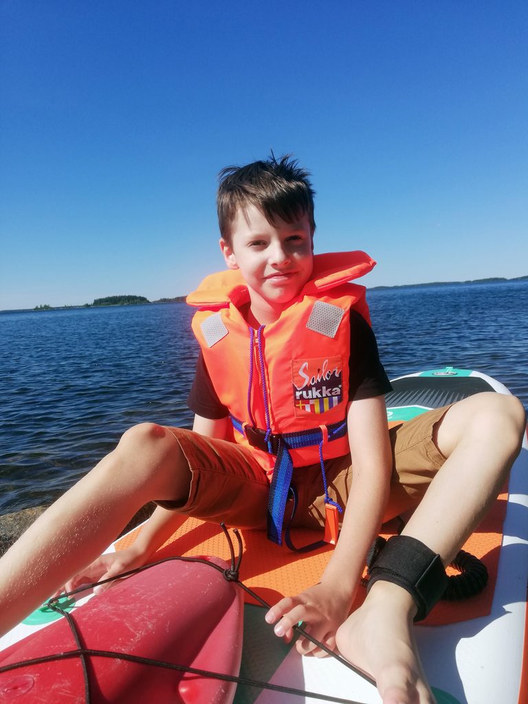lapsen sup-lautailu