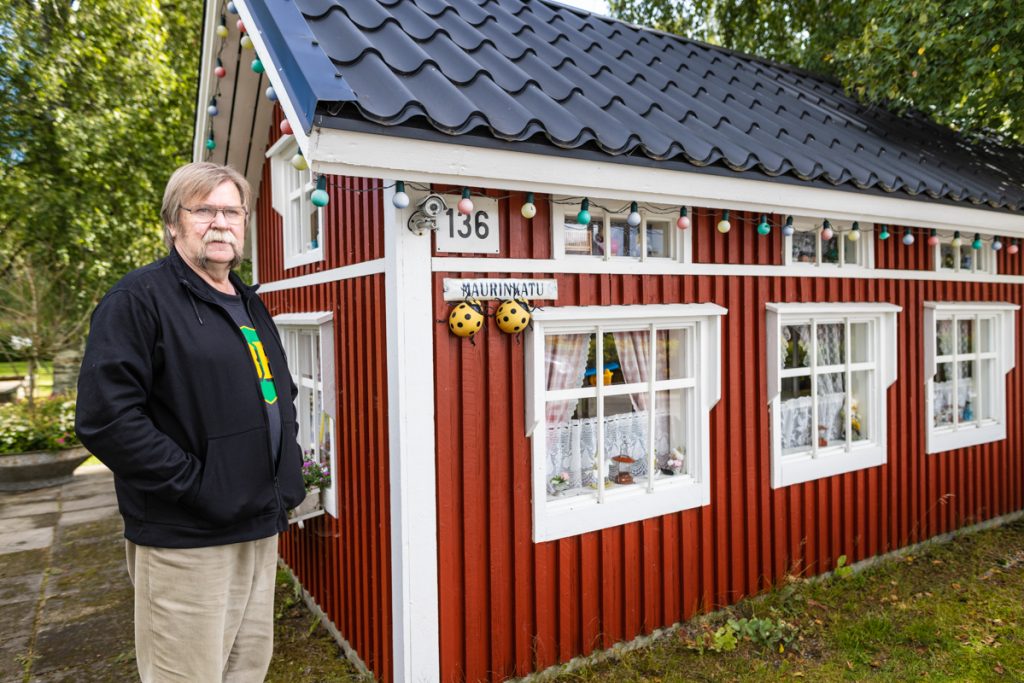 itse tehty leikkimökki