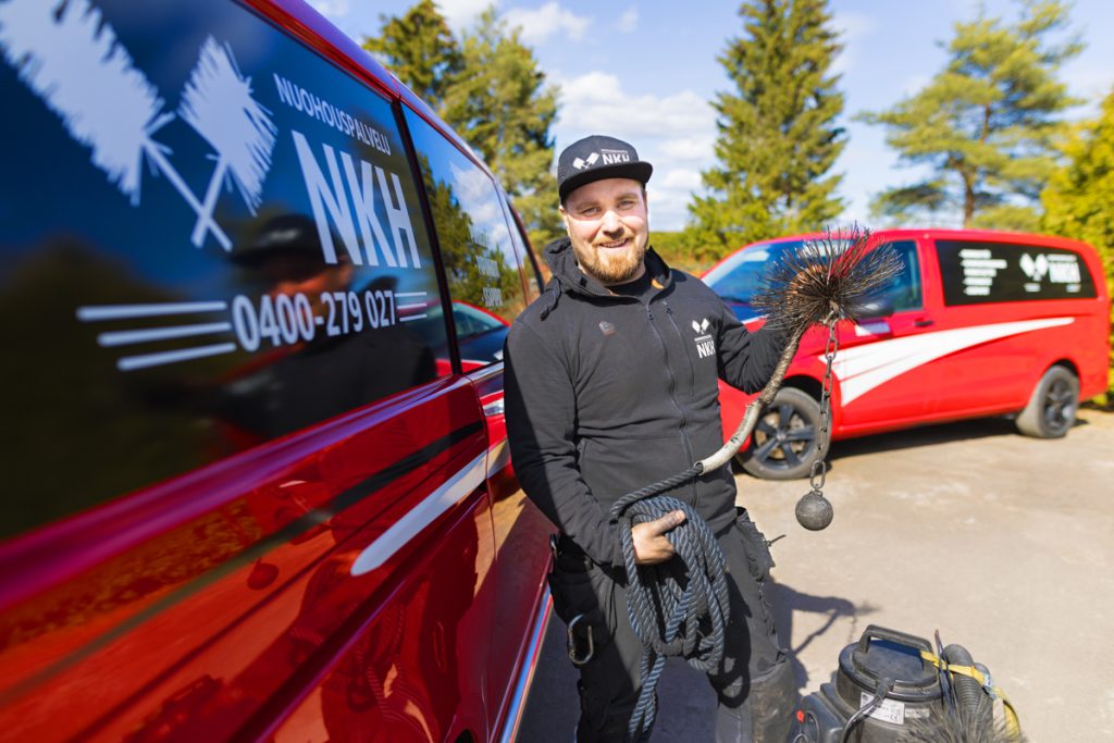 Nuohouspalvelu NKH nuohooja Jyri Keski-Huikku Seinäjoki