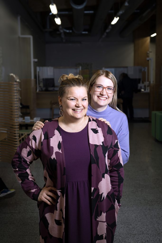 POP Pankki Pohjanmaa Katariina Koivisto ja Mirva Korkiakoski