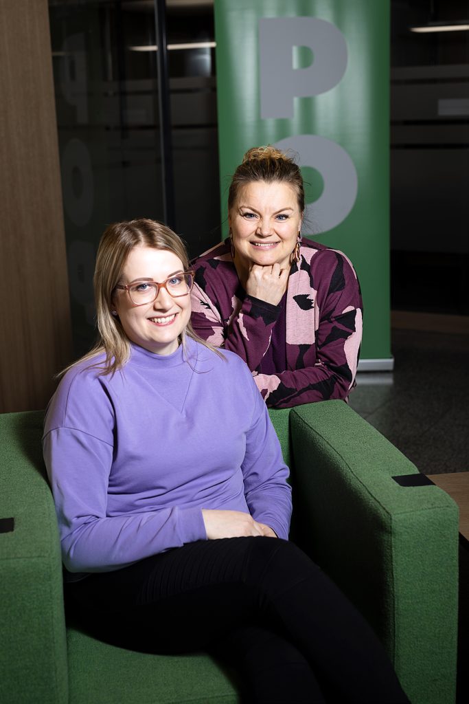 POP Pankki Pohjanmaa Katariina Koivisto ja Mirva Korkiakoski